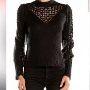 Saltwater LUXE Sweater Black XS EUC